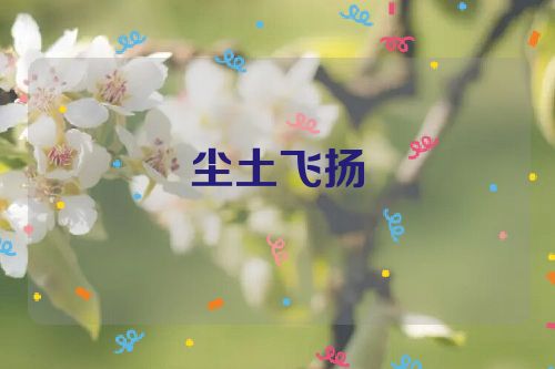 尘土飞扬