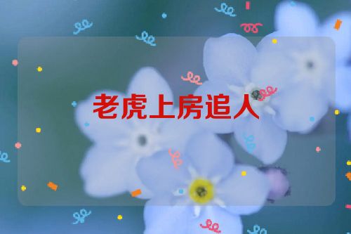 老虎上房追人