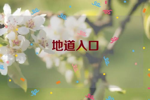 地道入口