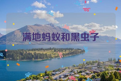 满地蚂蚁和黑虫子