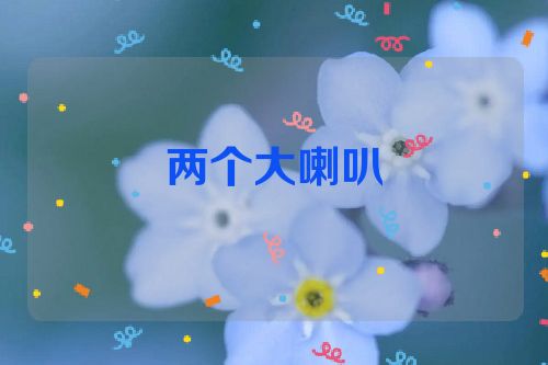 两个大喇叭