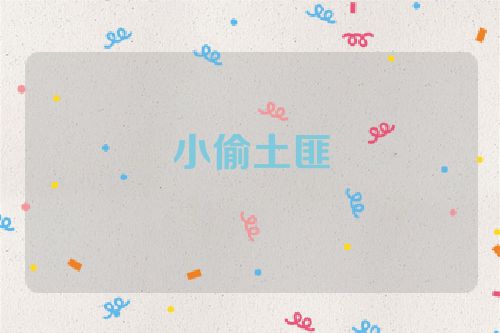 小偷土匪