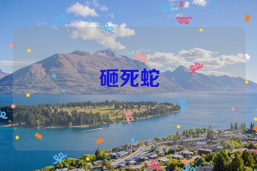 砸死蛇