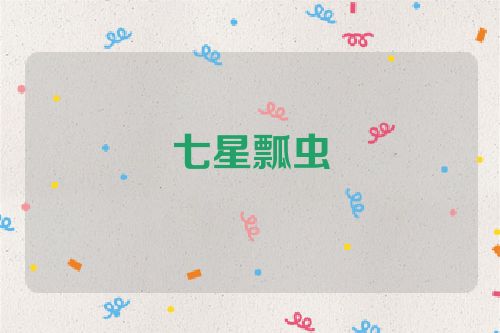 七星瓢虫
