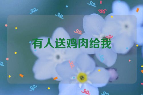 有人送鸡肉给我