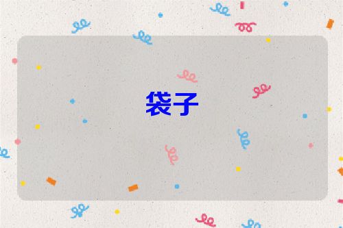 袋子