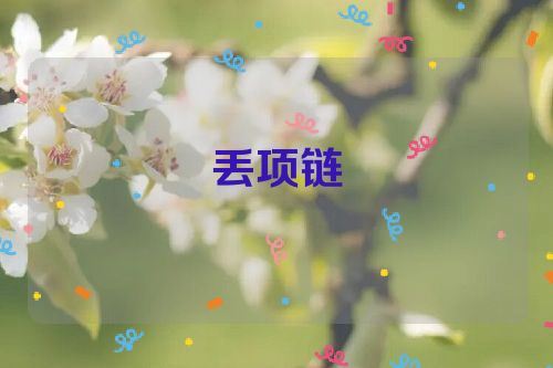 丢项链