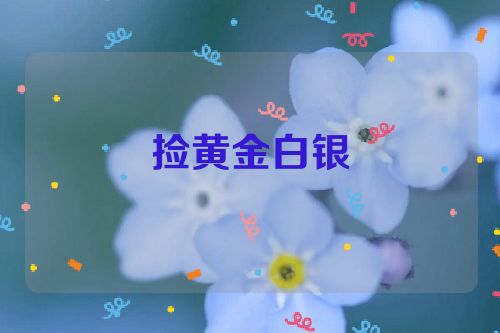 捡黄金白银