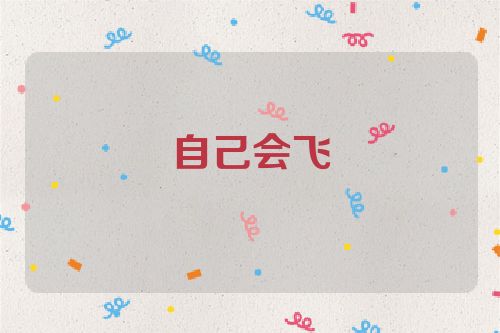 自己会飞