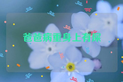 爸爸病重身上有屎