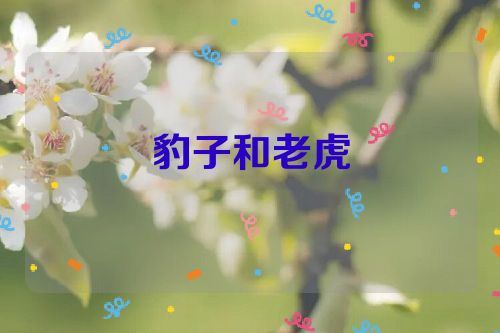 豹子和老虎
