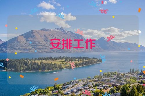 安排工作