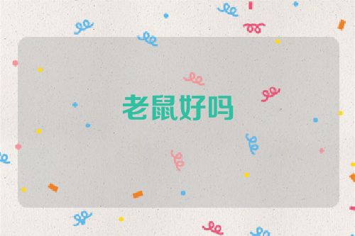 老鼠好吗