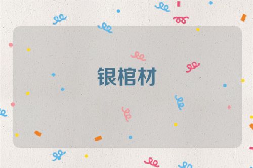 银棺材