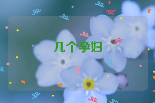 几个孕妇
