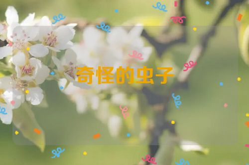 奇怪的虫子