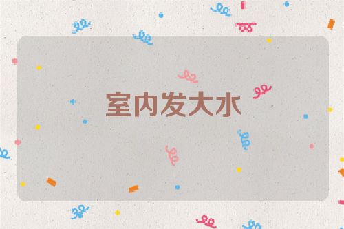 室内发大水