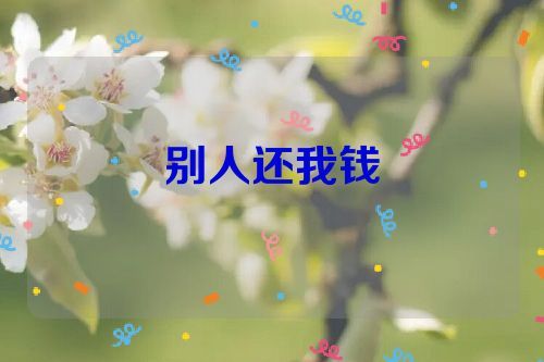 别人还我钱