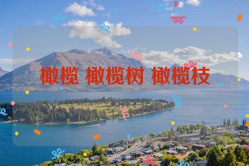 橄榄 橄榄树 橄榄枝