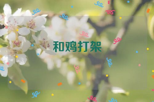 和鸡打架