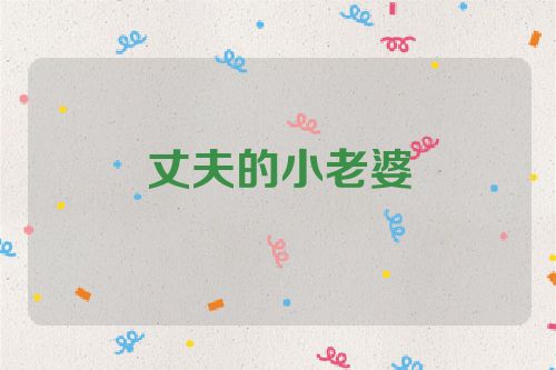 丈夫的小老婆
