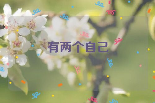 有两个自己