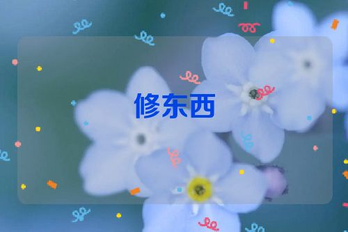 修东西