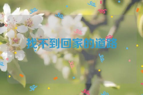 找不到回家的道路