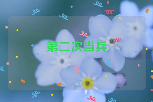 第二次当兵