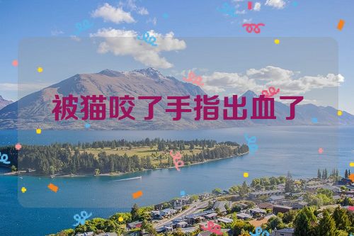 被猫咬了手指出血了